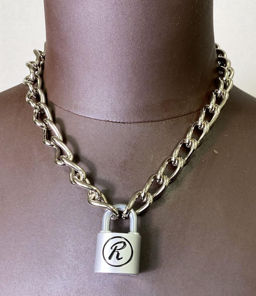 Amazon.co.jp: 南京錠ネックレス・パドロックネックレス